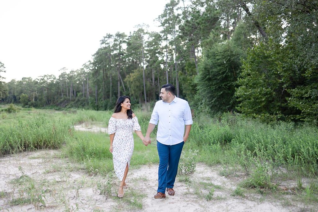 Engagement Session at Pundt Park in Houston TX